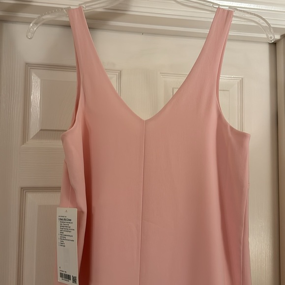 NWT Lululemon V-Neck Midi Dress | Pink Mist | Size 4 - Picture 9 of 11